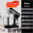خلاط BioloMix BM-601 – محرك DC 1200 واط، وعاء 6 لتر، 6 سرعات، شاشة LED