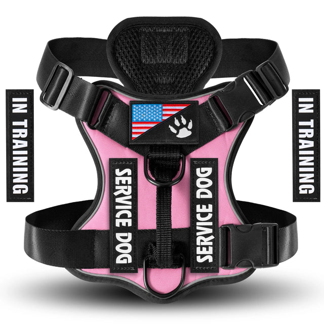 Service Dog Harness - Reflective Vest Harness for All Stages Dogs
