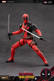 تمثال Deadpool & Wolverine – 18cm PVC قابل للتجميع | ZD Toys سلسلة Super War