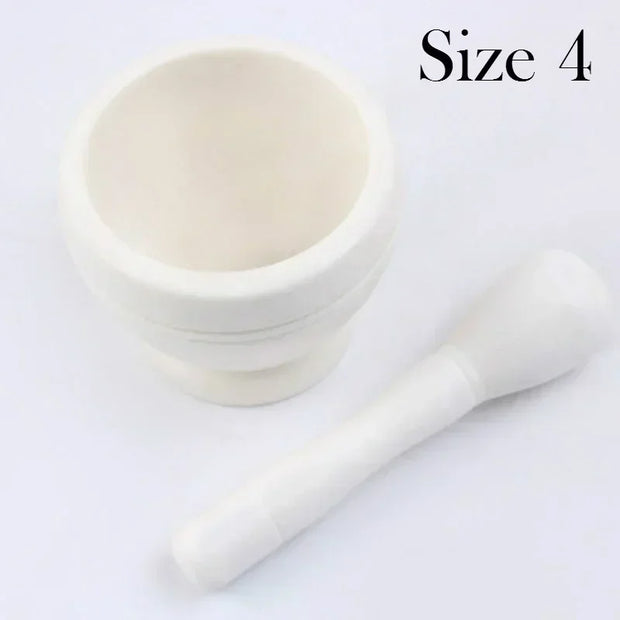 Resin Mortar & Pestle Set – Manual Spice, Herb & Garlic Grinder