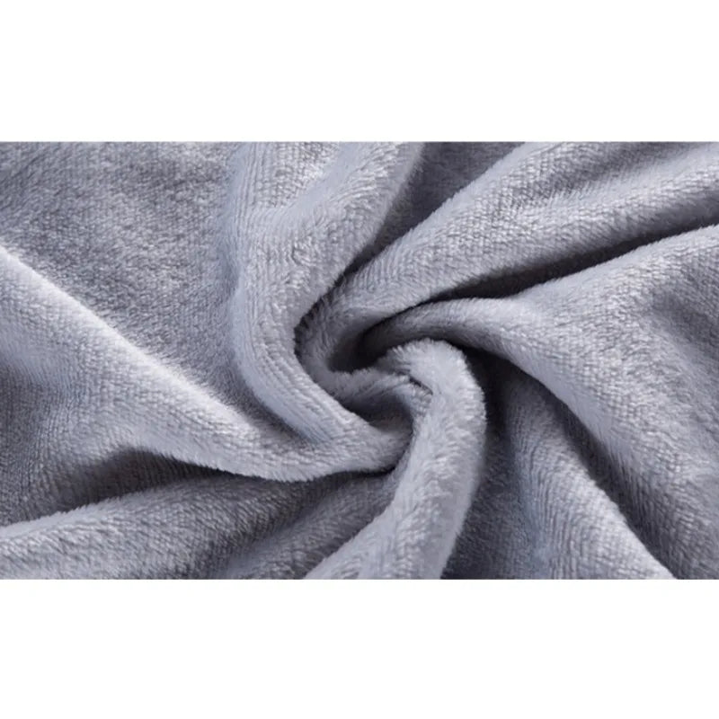 Close-up of textured gray fabric