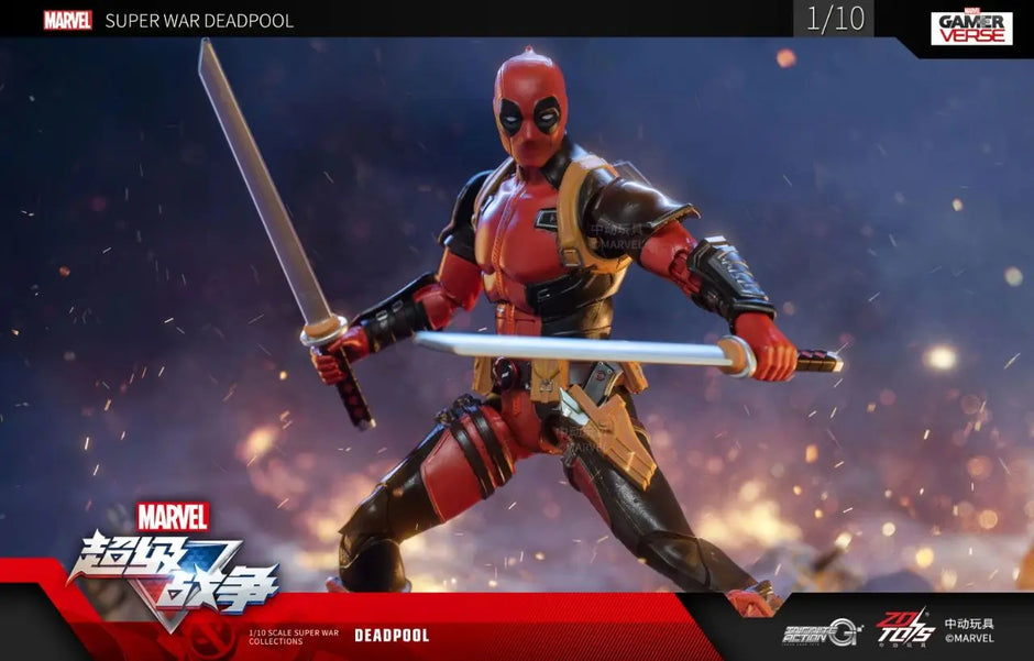 تمثال Deadpool & Wolverine – 18cm PVC قابل للتجميع | ZD Toys سلسلة Super War