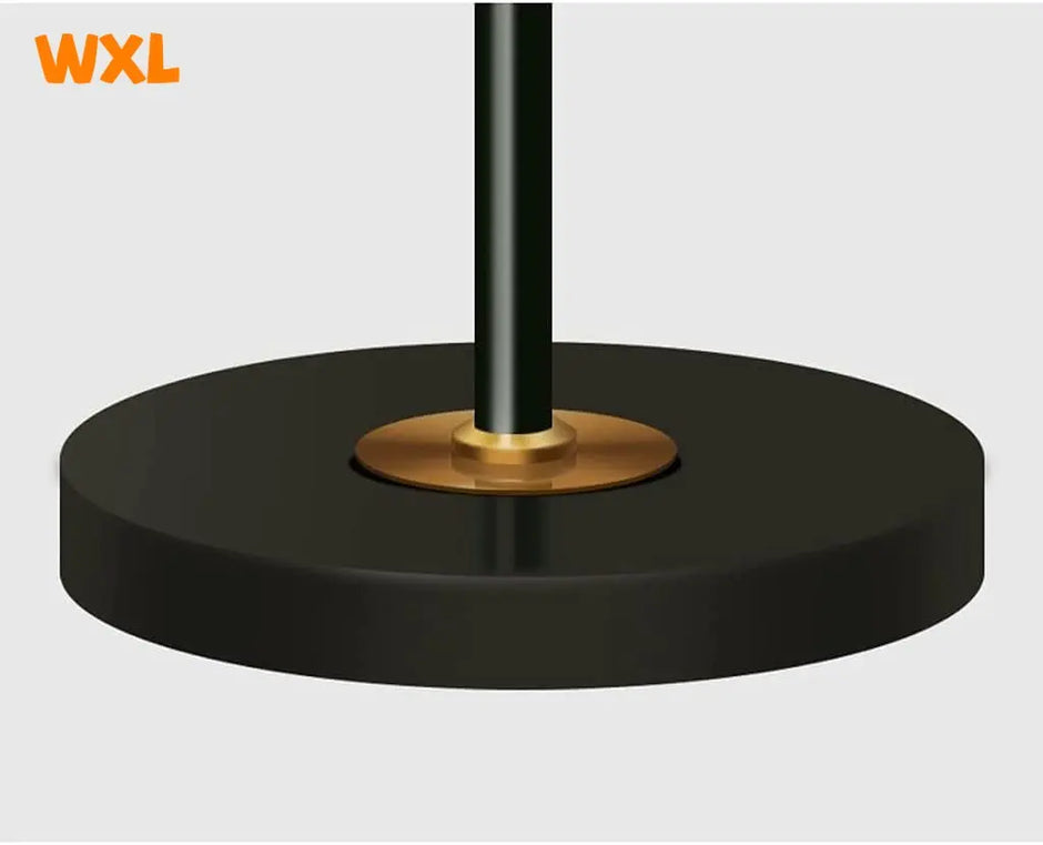 Black and gold stand on a white background with 'WXL' branding.