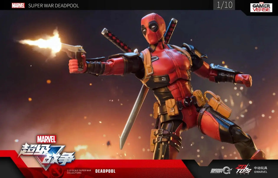تمثال Deadpool & Wolverine – 18cm PVC قابل للتجميع | ZD Toys سلسلة Super War