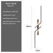 Product dimensions and specifications for a light fixture on a white background