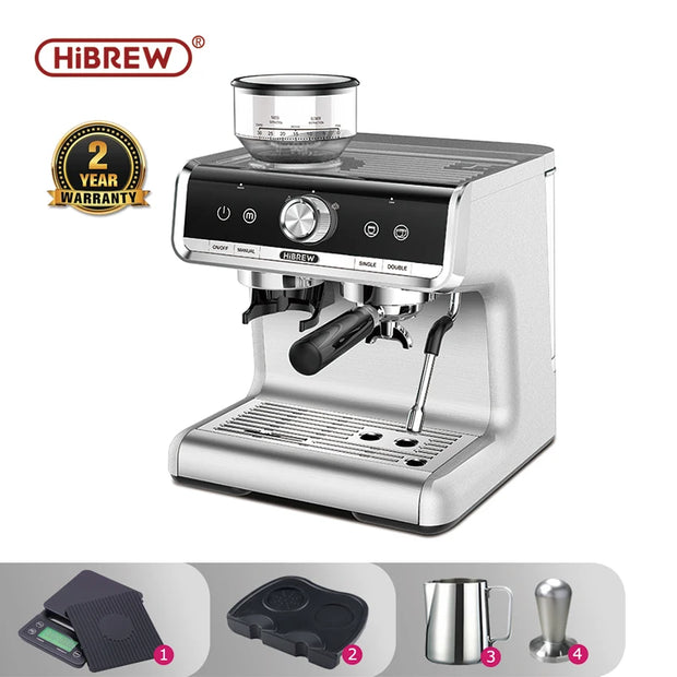 HiBREW Barista Pro 20 Bar Espresso Machine - Commercial Bean-to-Cup Coffee Maker