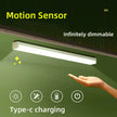 Ceiling light fixture with motion sensor, infinitely dimmable, and type-c charging features on a green wall.