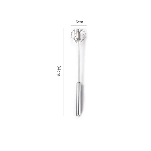 Silver earring with measurements on a white background