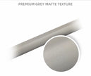 Premium grey matte texture with a close-up of the material on a white background.