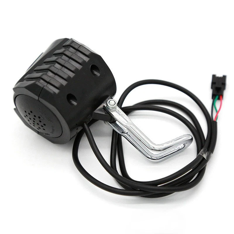 إضاءة أمامية مع بوري للدراجات الكهربائية – 12V إلى 72V، 12W، مقاومة للماء IPX5
