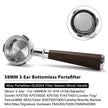 بورتافيلتر 58mm بدون قاع – 3 آذان، سلة SUS304، متوافق مع Breville وHiBREW وBarsetto والمزيد
