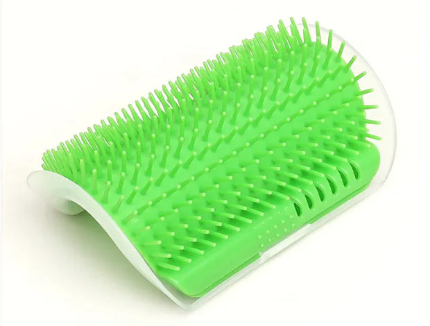 Cat Scratch & Massage Hub - 2-in-1 Scratcher and Self-Groomer for Cats