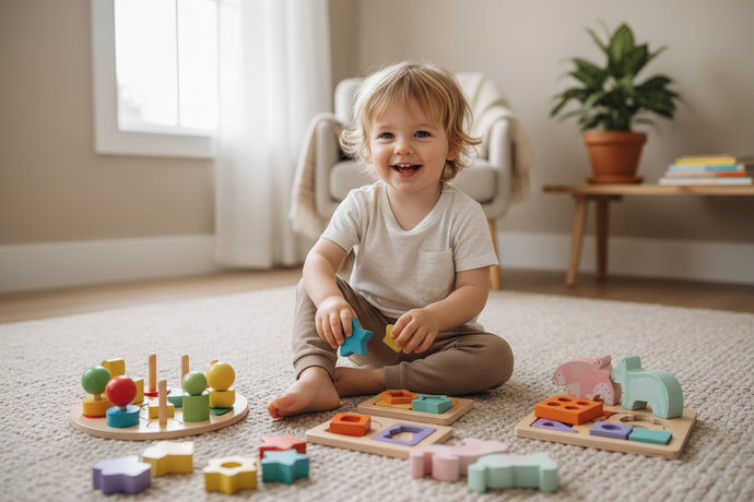 Kids Toys Desktop with Child